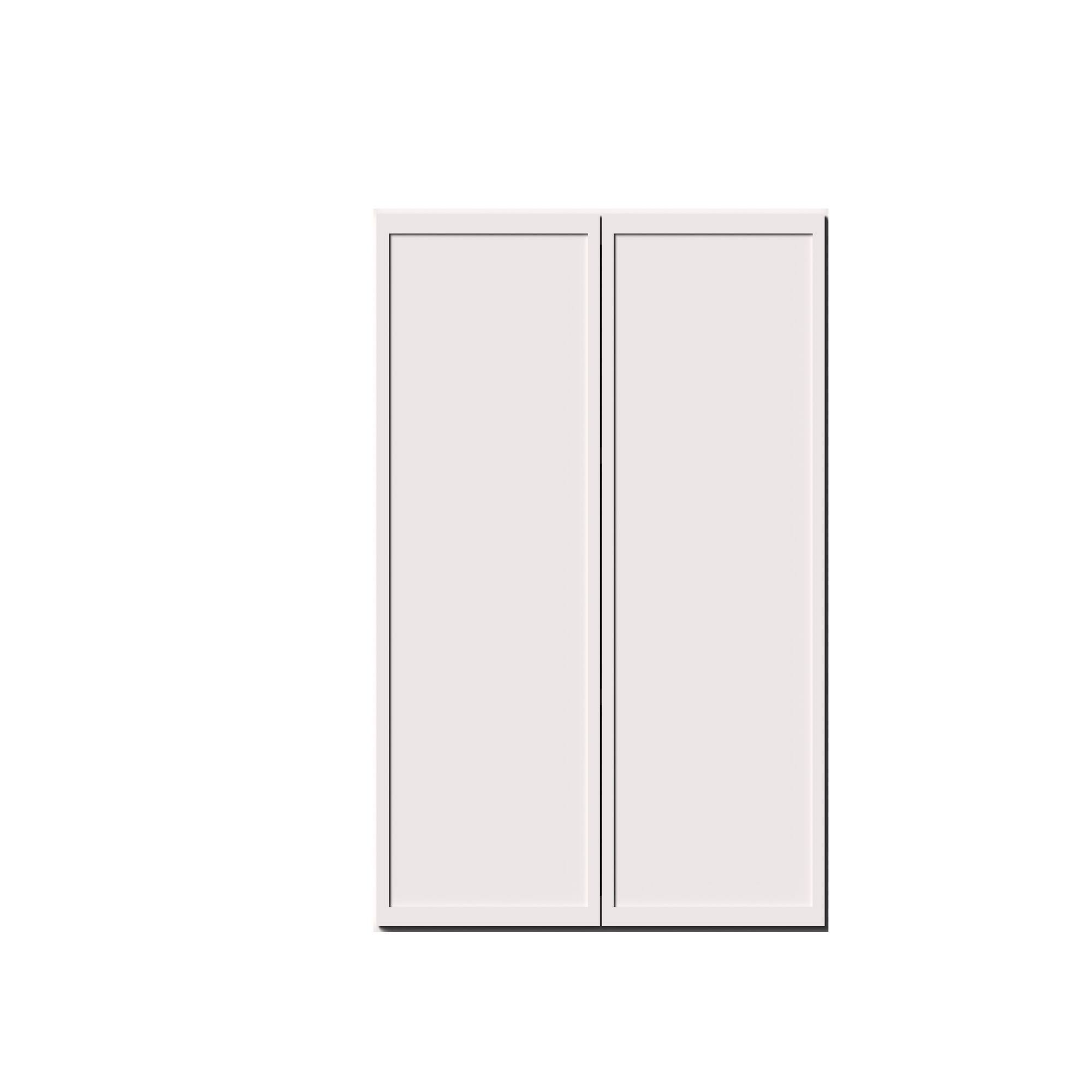 Alt View 1. Boyel Living - 30-in W x 30-in H x 12-in D Slim Shaker RTA Kitchen Wall Cabinet with Soft-Close - Snow White.