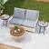 Alt View 1. Costway - 18" Folding Side Table Round Compact Coffee Table with Tempered Glass Tabletop - Gray.