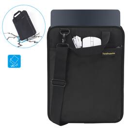 Techprotectus - Rugged Tablet Carrying Case-11-12 inch (TP-BK-VR11) - Black