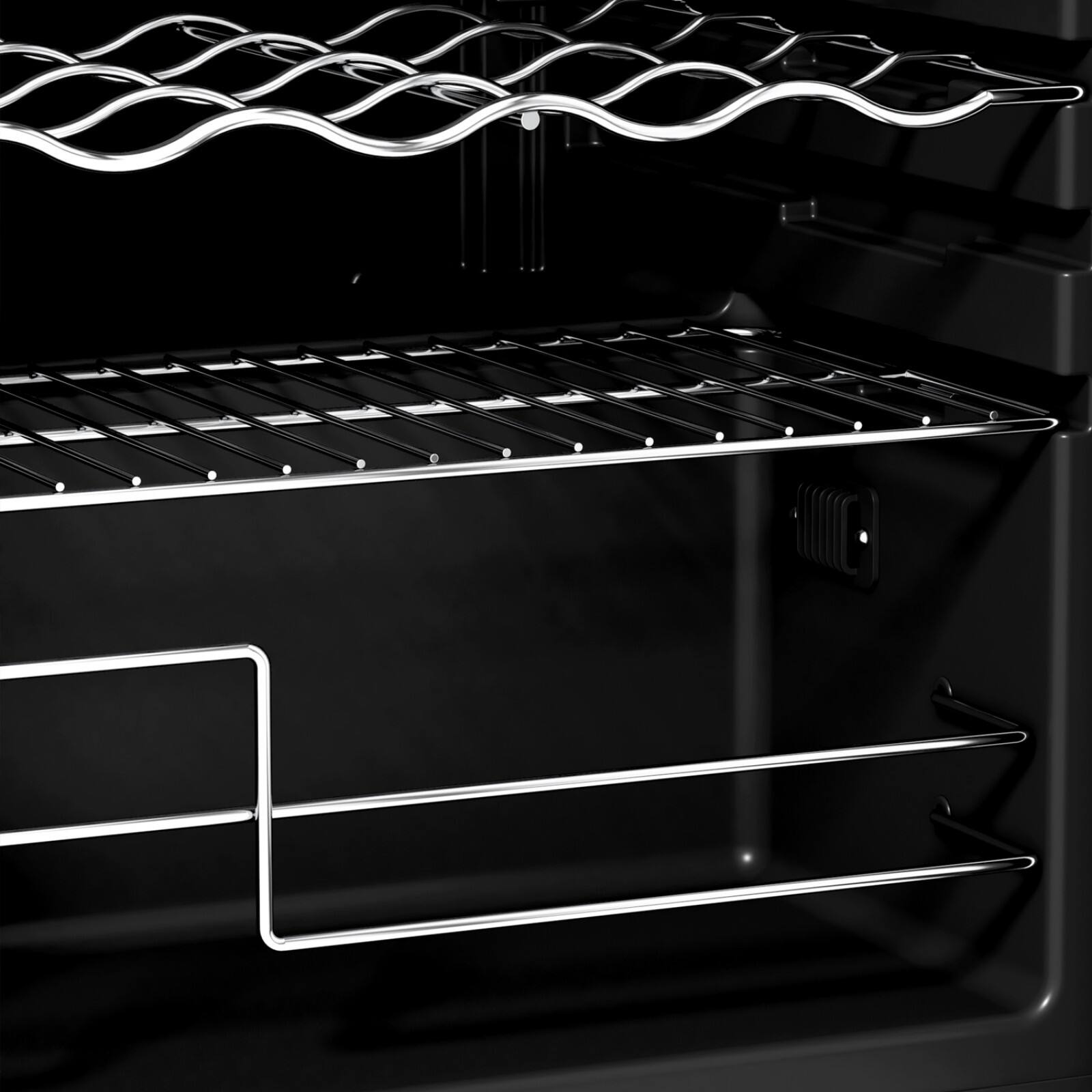 Alt View 5. Famapy - 34 Bottle Compressor Wine Cooler - Stainless Steel Freestanding Wine Fridge with Temperature Control for Home Bar - Black.