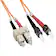 Server Racks With Fiber Coming In Sanoxy 3 Meters ST to SC Duplex 62.5/125 Multimode OM1 Fiber Optic ...