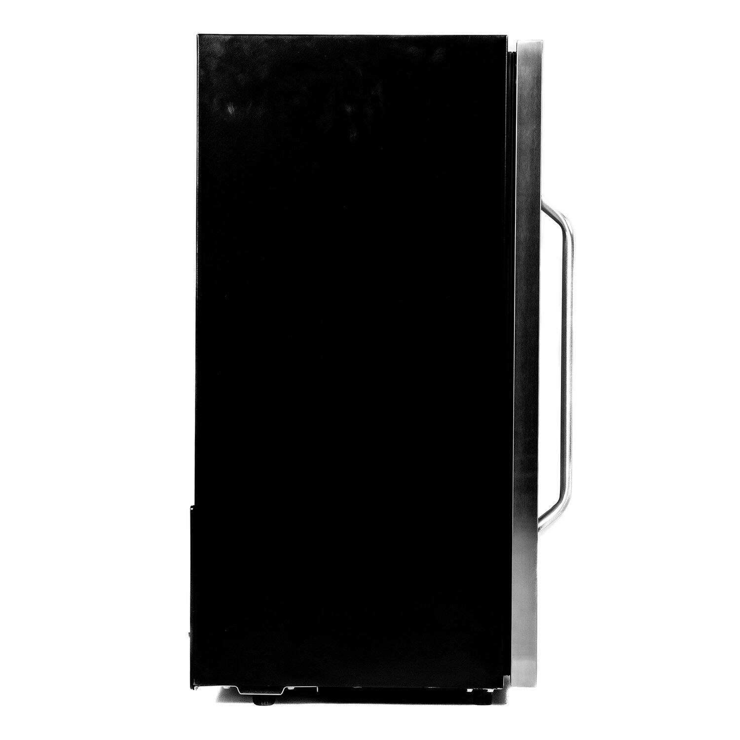 Alt View 4. Magic Chef - Commercial 18.9 in. W. Single Zone 83 Can Cooler in Stainless Steel - Black.