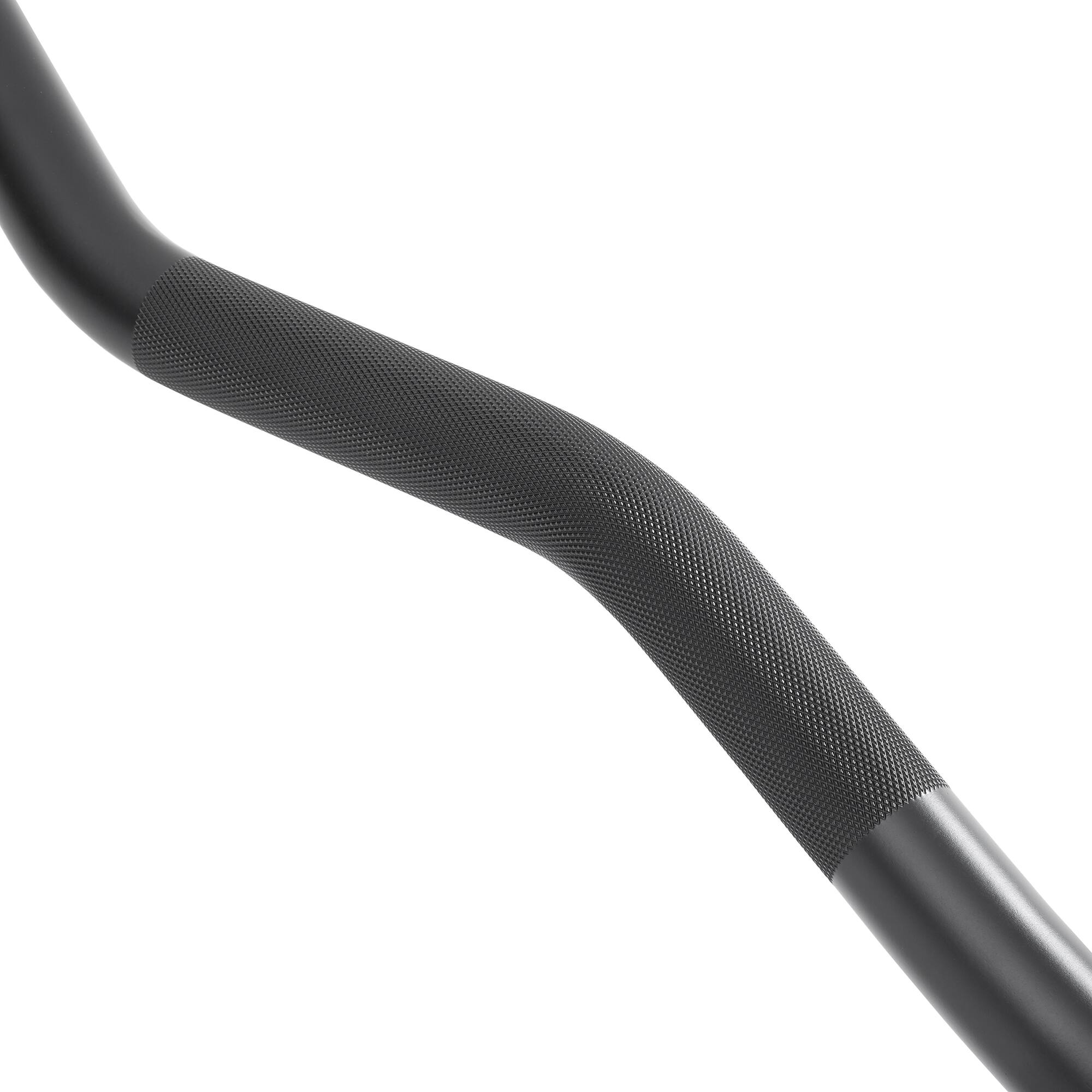 Alt View 4. Philosophy Gym - 47-in EZ Curl Olympic Barbell - 400LB 4 Needle Bearing 2-in Barbell - Chrome.