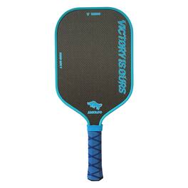 Anysun - Thermoformed Pickleball Paddle – Titanium Wire Texture, 16mm PP Honeycomb Core, Fabric Surface - Cyan