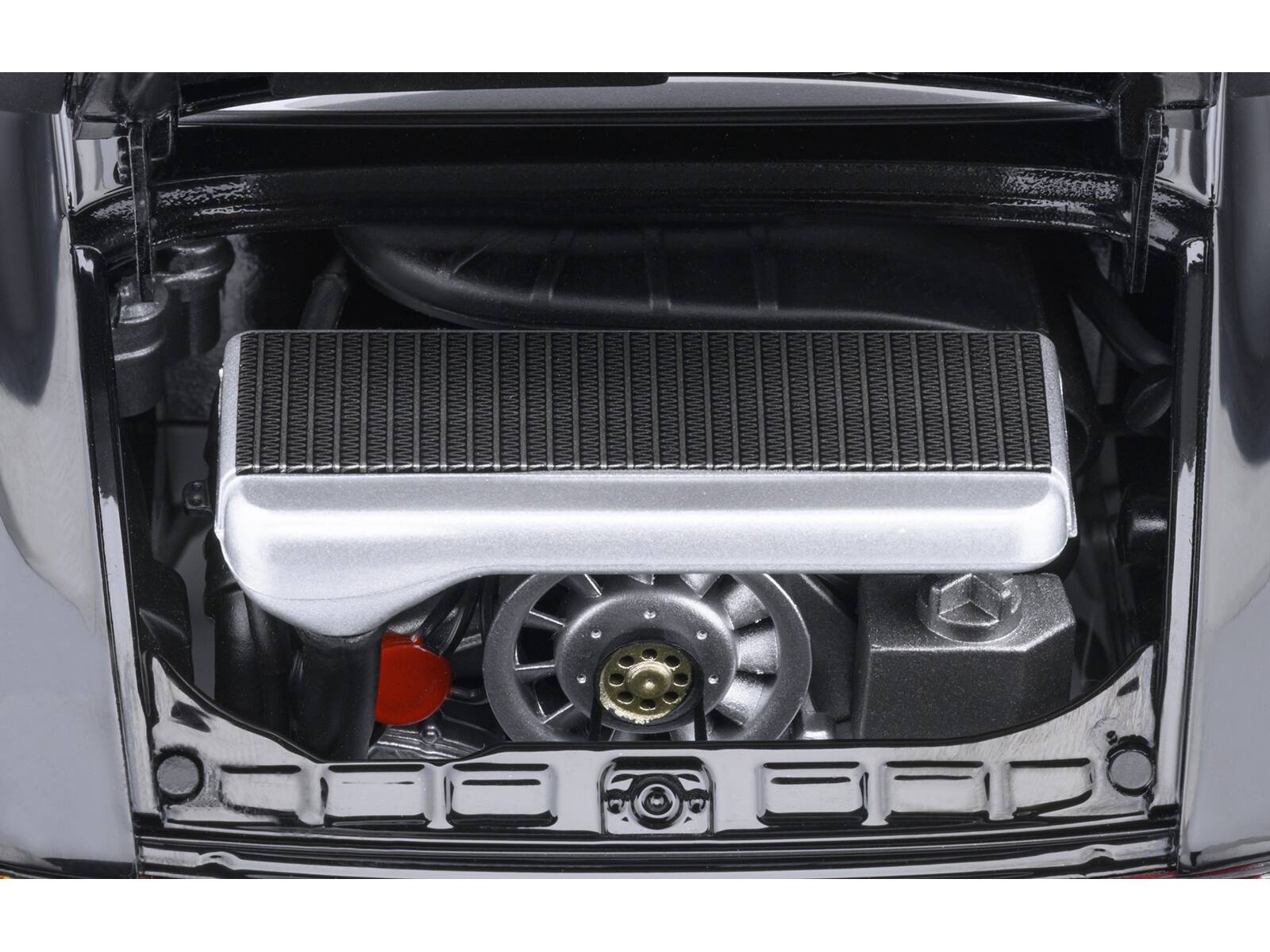 Alt View 7. Autoart - Porsche 911 (930) Turbo "Blackbird" Black "Wangan Midnight - Comic #1 Version" Manga 1/18 Model Car by Autoart.