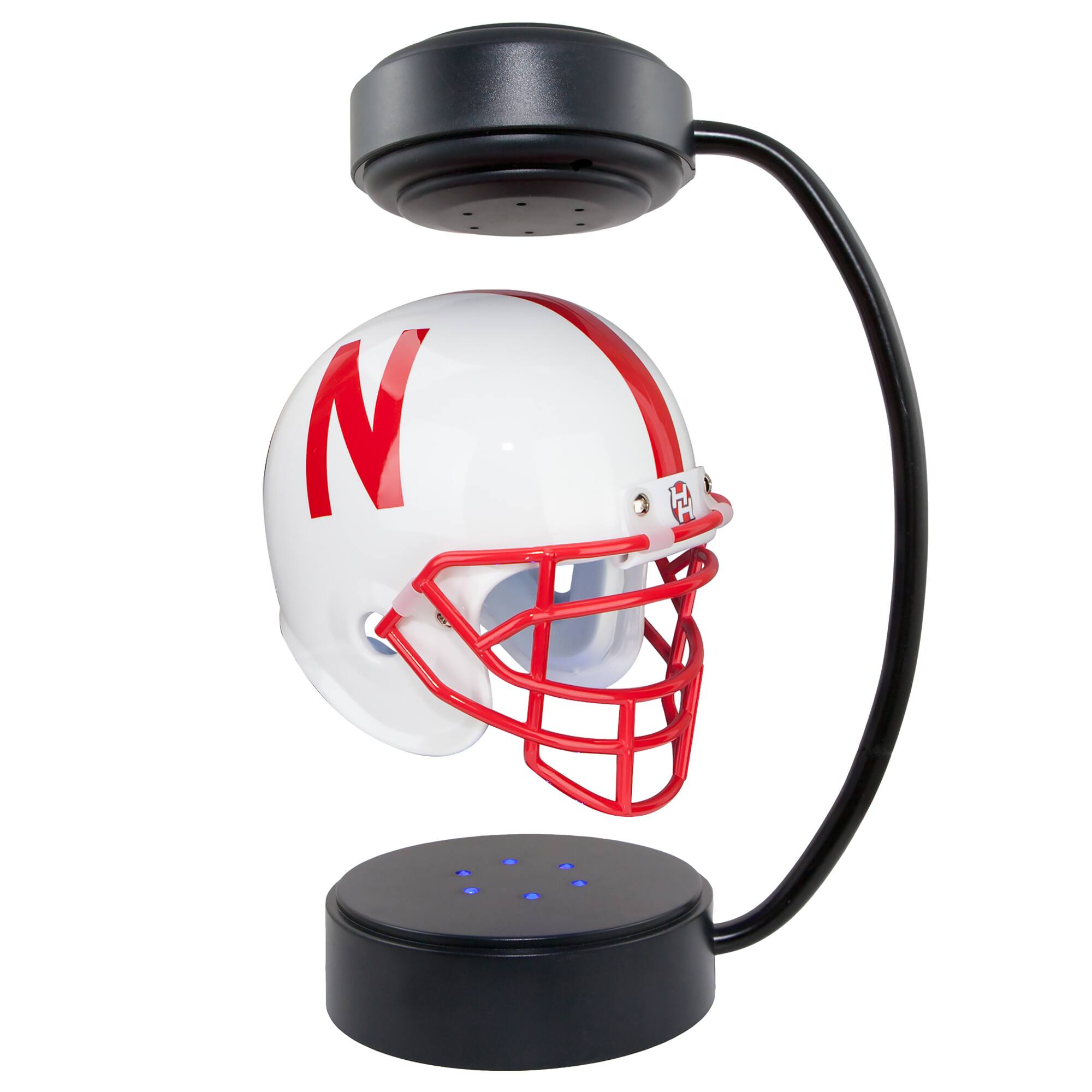 Alt View 2. Pegasus - Nebraska Huskers Hover Team Helmet - White.