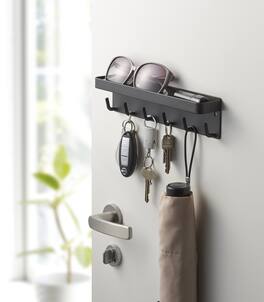 Yamazaki Home - Magnetic Key Rack - Steel - Black