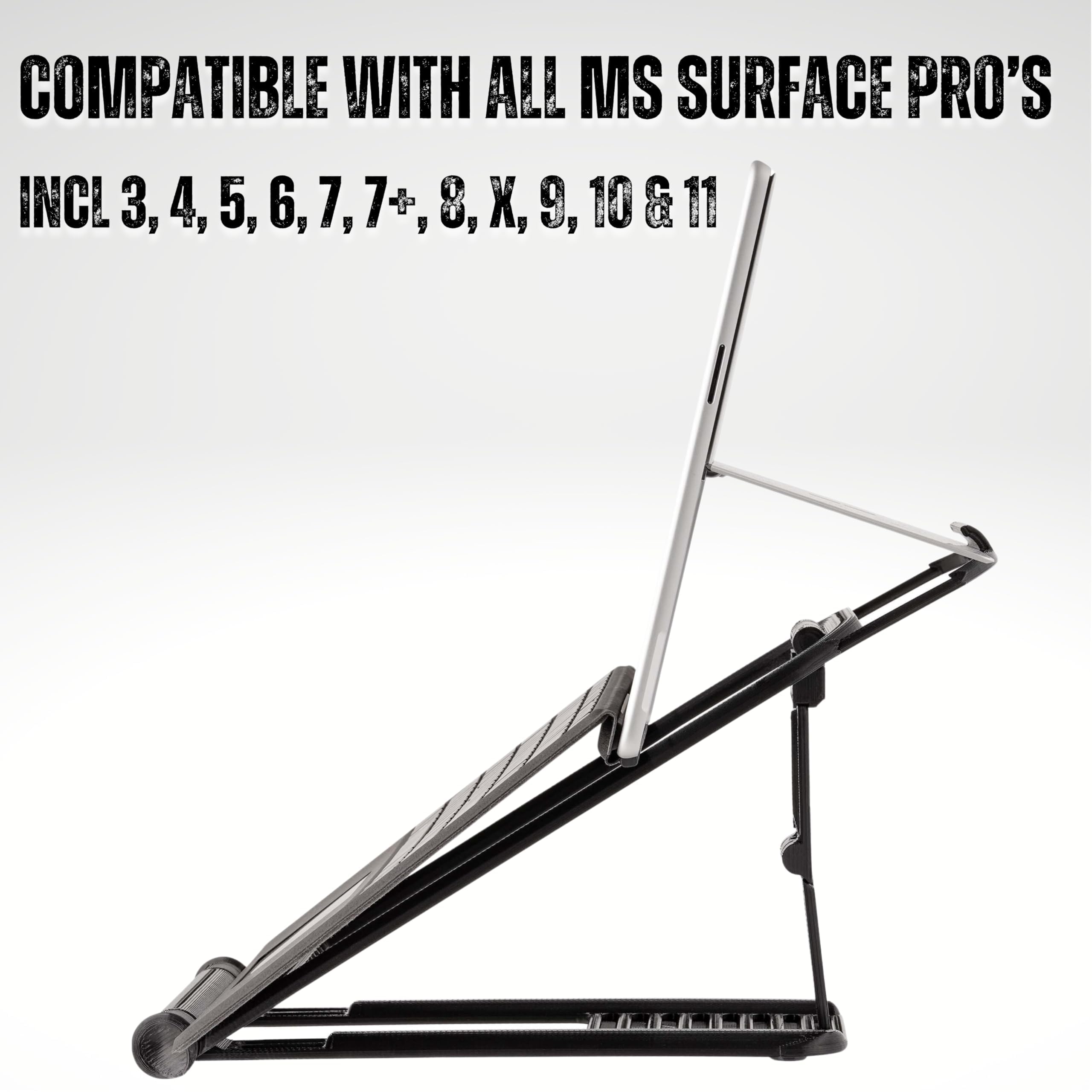COMPATIBLE WITH ALL MS SURFACE PRO'S  
INCL 3, 4, 5, 6, 7, 7+, 8, X, 9, 10 & 11
