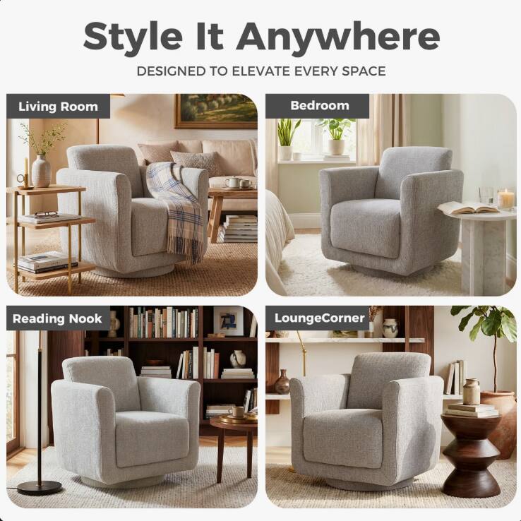 Style It Anywhere  
DESIGNED TO ELEVATE EVERY SPACE

Living Room  
Bedroom  
Reading Nook  
Lounge Corner