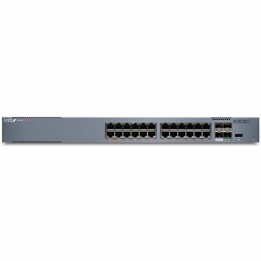 Alt View 1. Juniper - Juniper EX4000-24MP Ethernet Switch - 24 Ports - Manageable - Gigabit Ethernet, 2.5 Gigabit Ethernet, 10 Gigabit - Unknown.