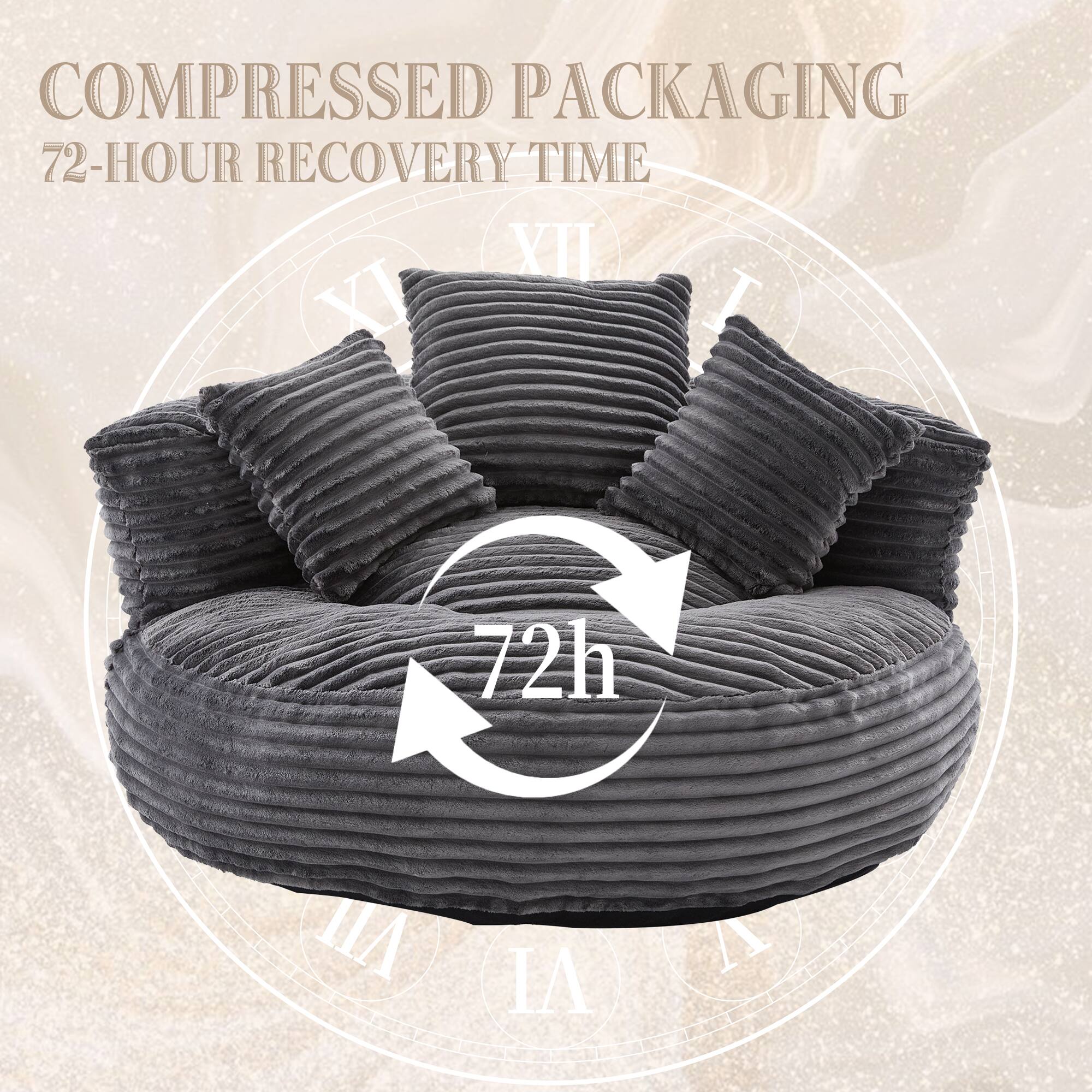 COMPRESSED PACKAGING  
72-HOUR RECOVERY TIME  
72h