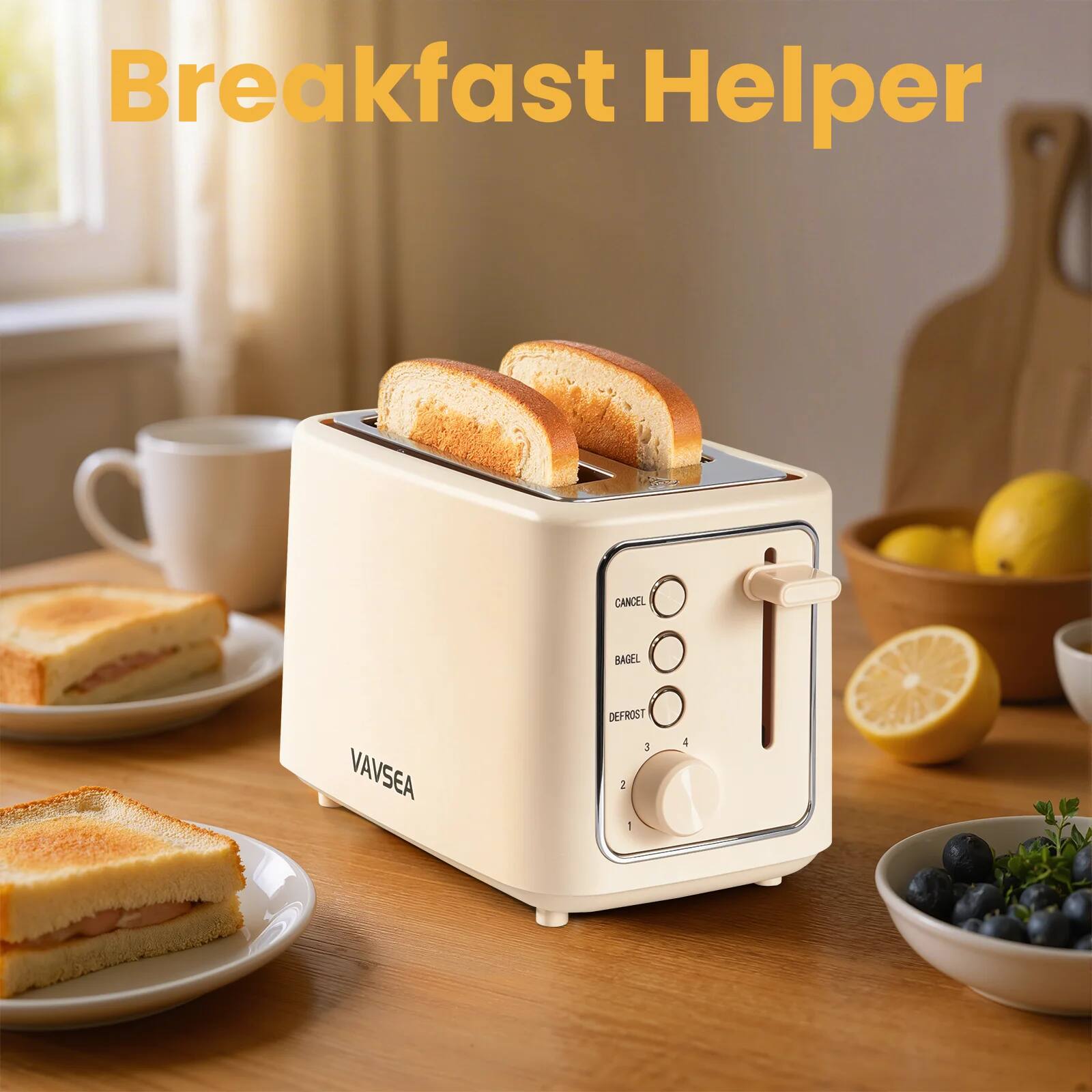 Breakfast Helper

VAVSEA

CANCEL BAGEL DEFROST

3 2 4