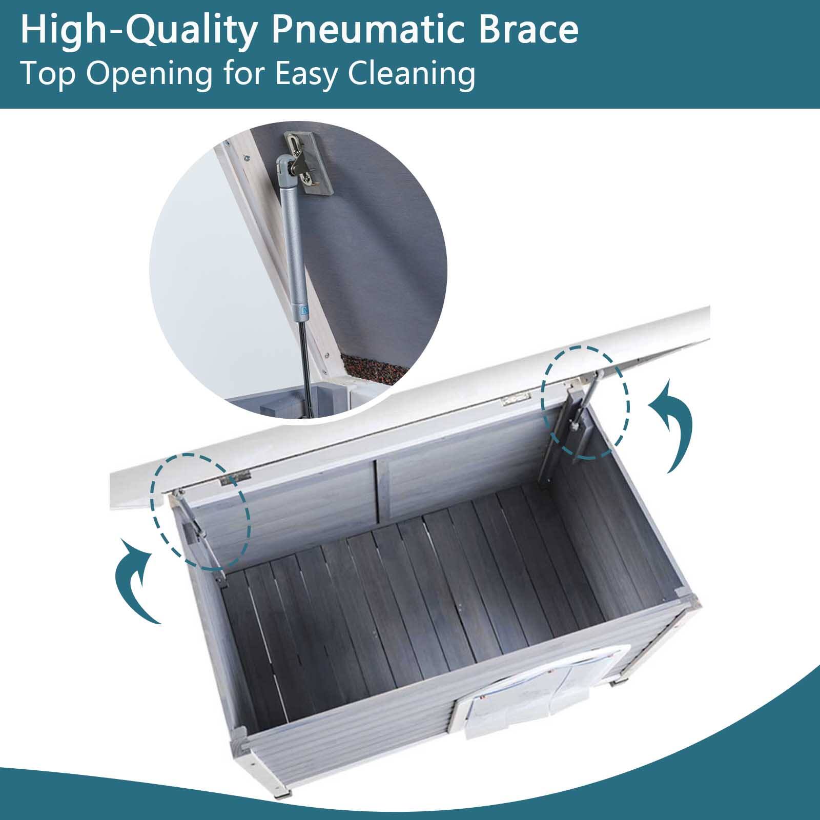 High-Quality Pneumatic Brace  
Top Opening for Easy Cleaning
