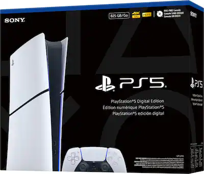 PlayStation 5 Slim Console Digital Edition – 825GB PlayStation 5 PlayStation 5 Slim Console Digital Edition – 825GB PlayStation 5
