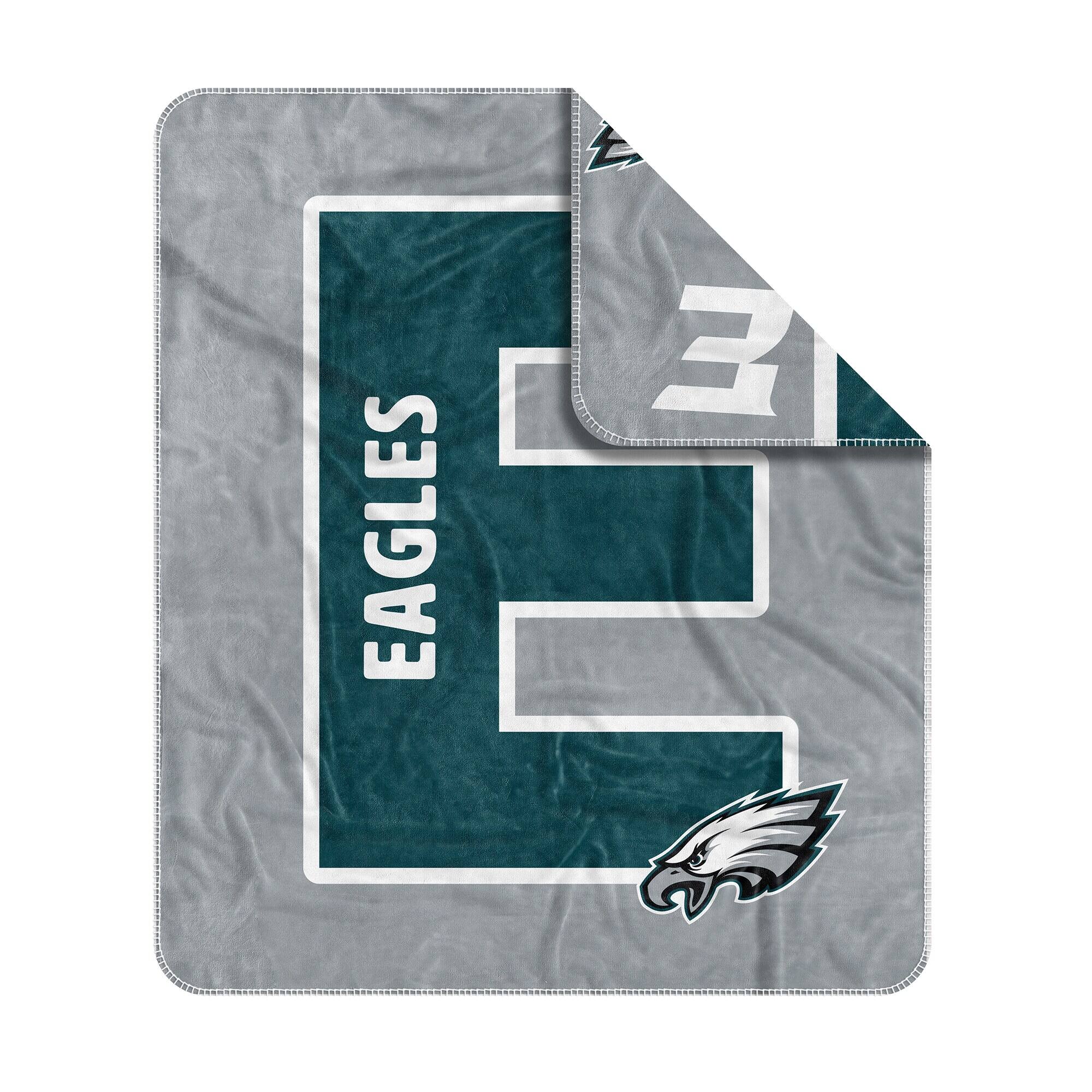 Alt View 2. Logo Brands - Philadelphia Eagles 50" x 60" Dream Weave Throw Blanket - Teal.