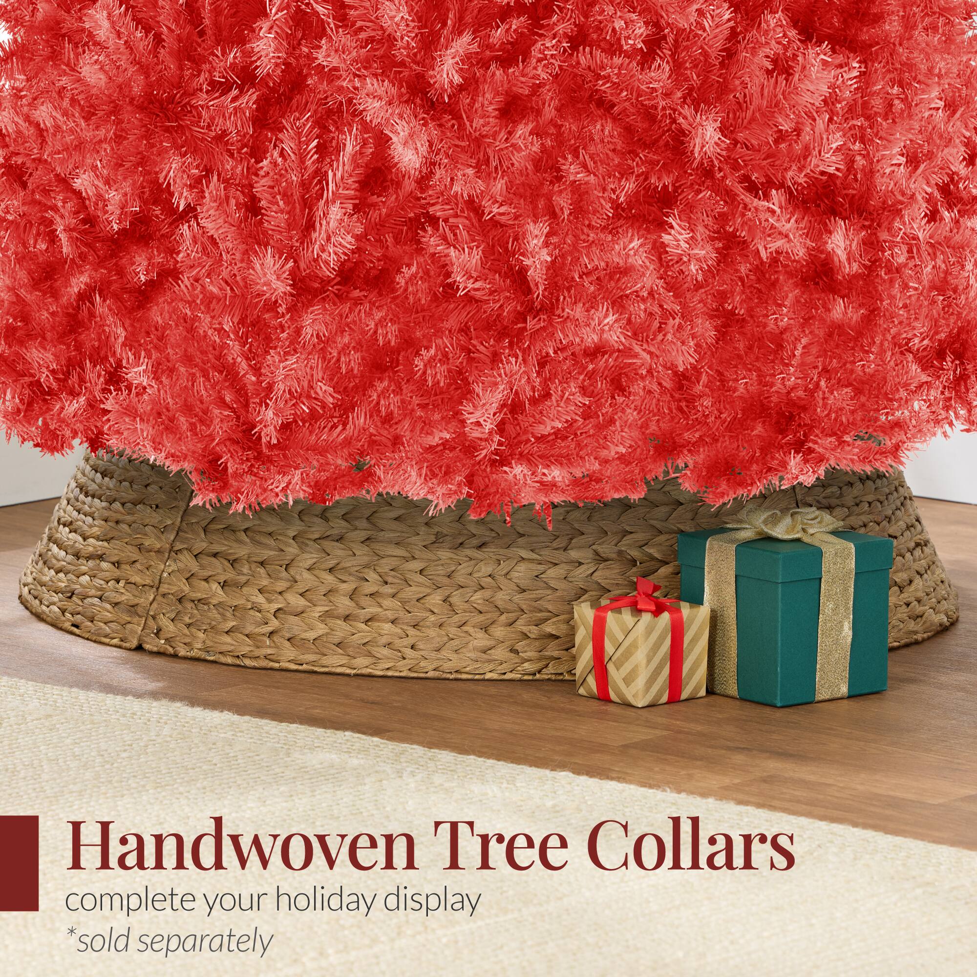 Handwoven Tree Collars  
complete your holiday display  
*sold separately