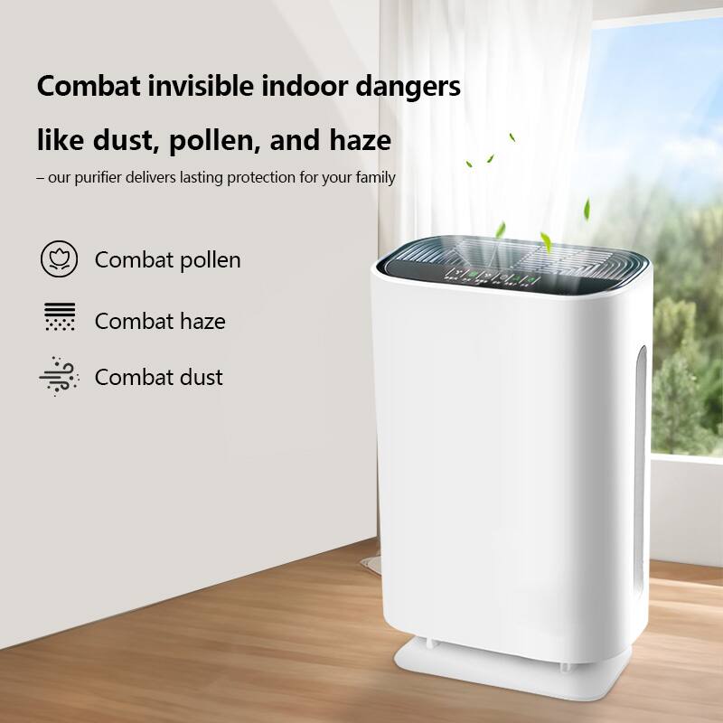 Combat invisible indoor dangers like dust, pollen, and haze  
- our purifier delivers lasting protection for your family

- Combat pollen
- Combat haze
- Combat dust