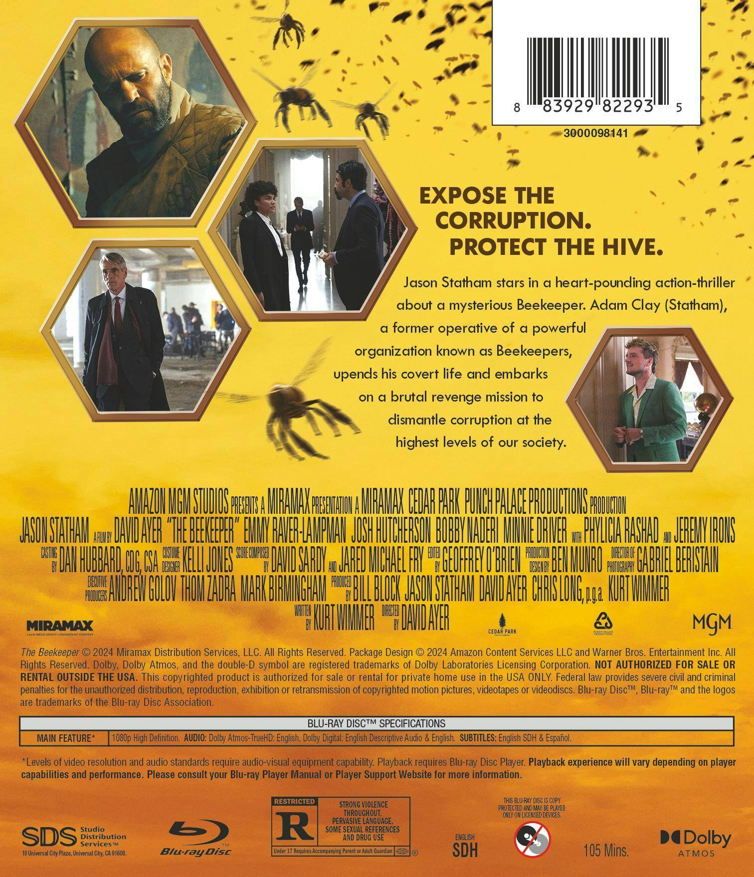 Back. The Beekeeper [Blu-ray].
