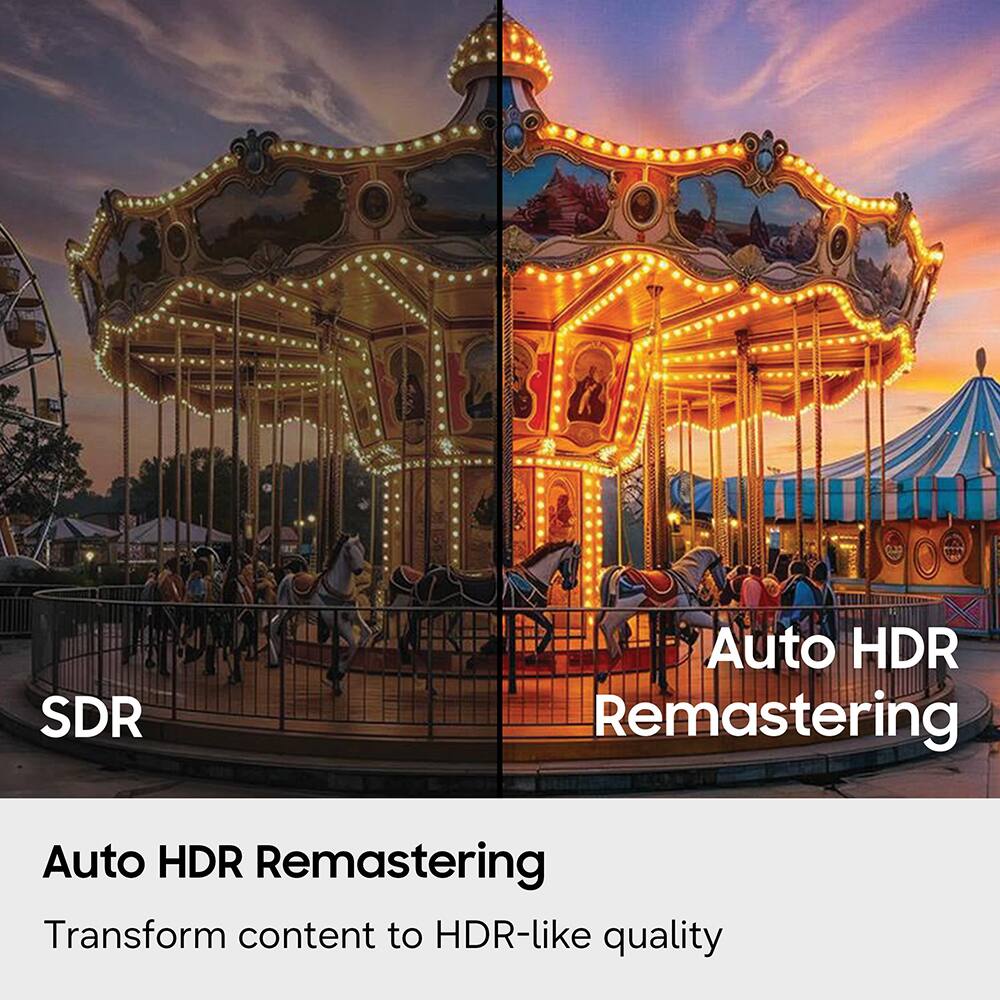 SDR

Auto HDR Remastering

Auto HDR Remastering

Transform content to HDR-like quality