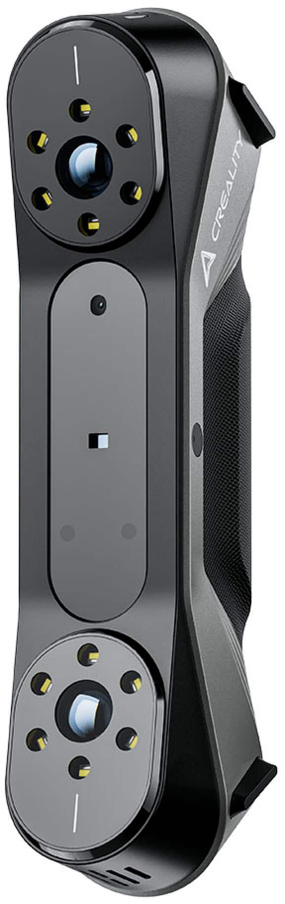 Creality - CR-Scan Raptor 3D Scanner 0.02mm Accuracy, 60fps Quick Scan; Industry-Grade Multiple-Line Blue - Black - Front_Zoom