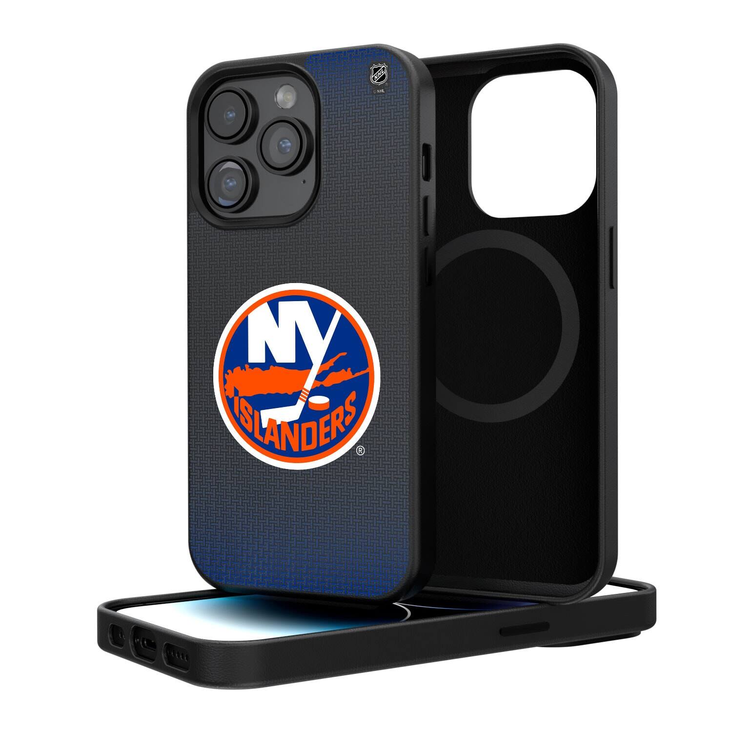 Keyscaper - NHL - New York Islanders Linen Logo iPhone Magnetic Bump Case - 15 Plus - Black price history on PriceWatchPro