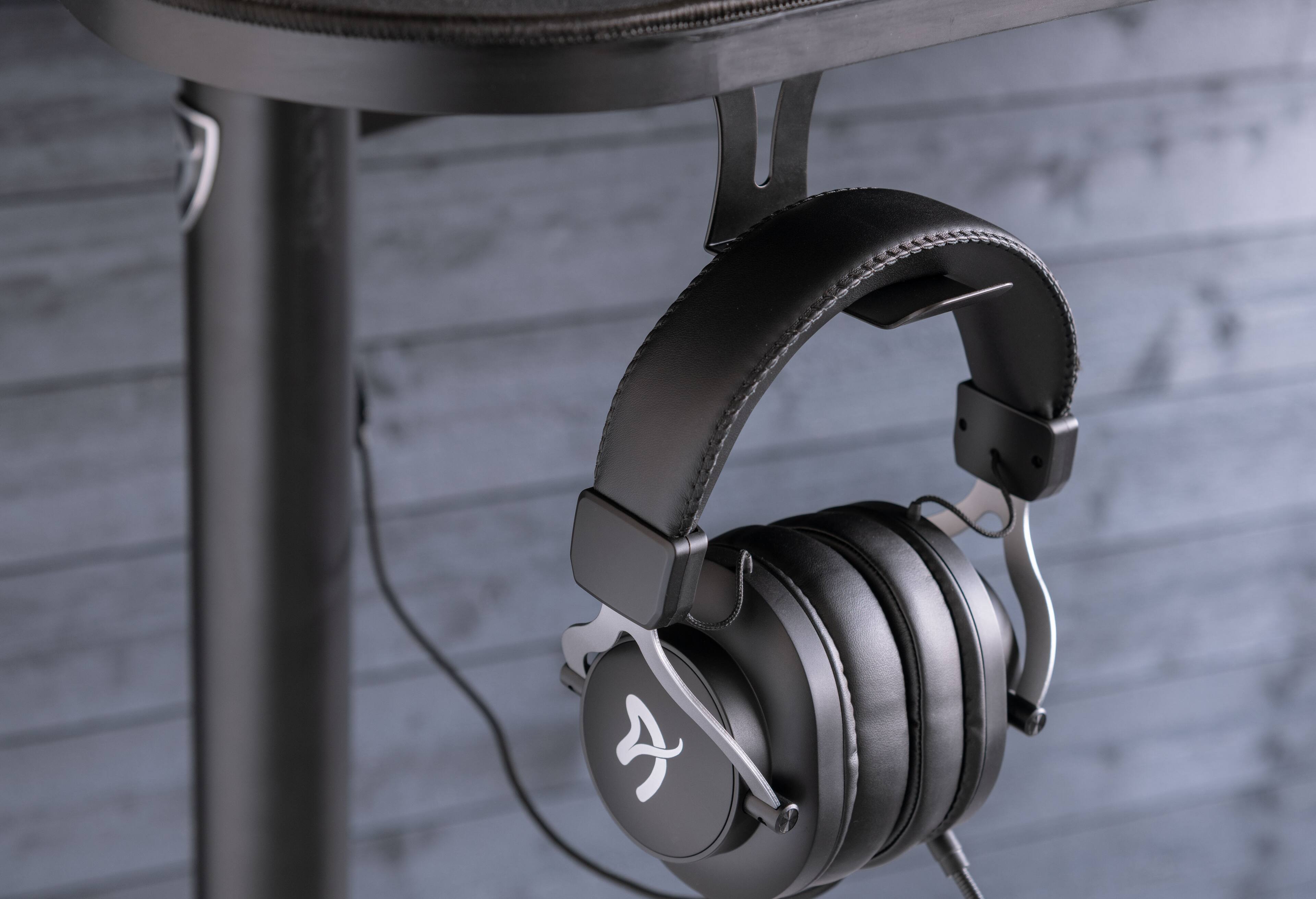 Alt View 12. Arozzi - Arena Moto Motorized Desk - Black.