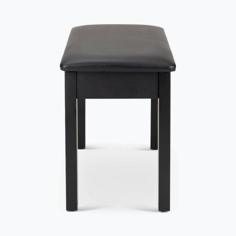 Angle. On Stage Stands - On-Stage KB8902 Flip Top Keyboard Bench, Black - Black.