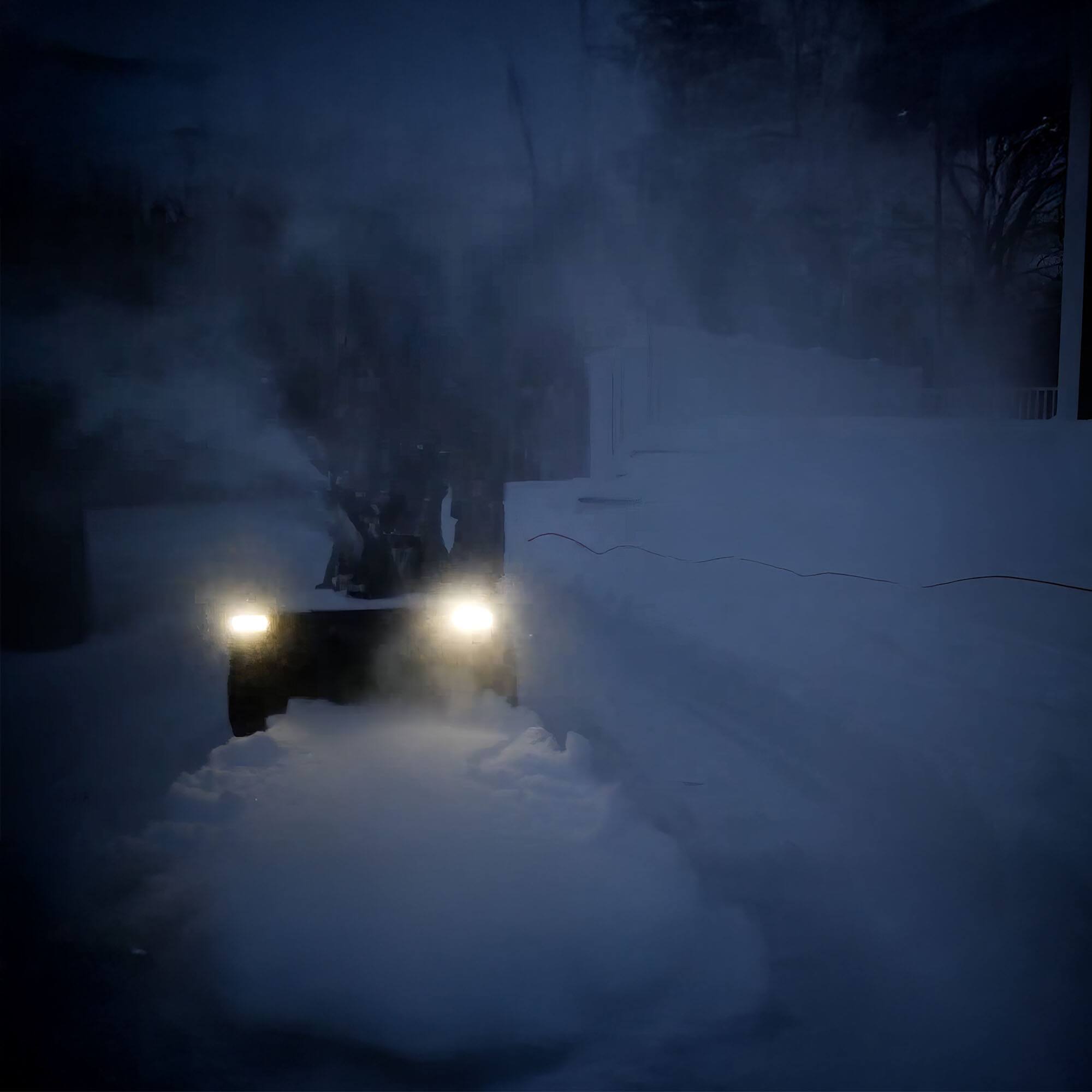 Alt View 4. Snow Joe - Snow Joe Electric Snow Blower, 22", Dual LED Lights, Cover Included, SJ627E-CVR - Blue.