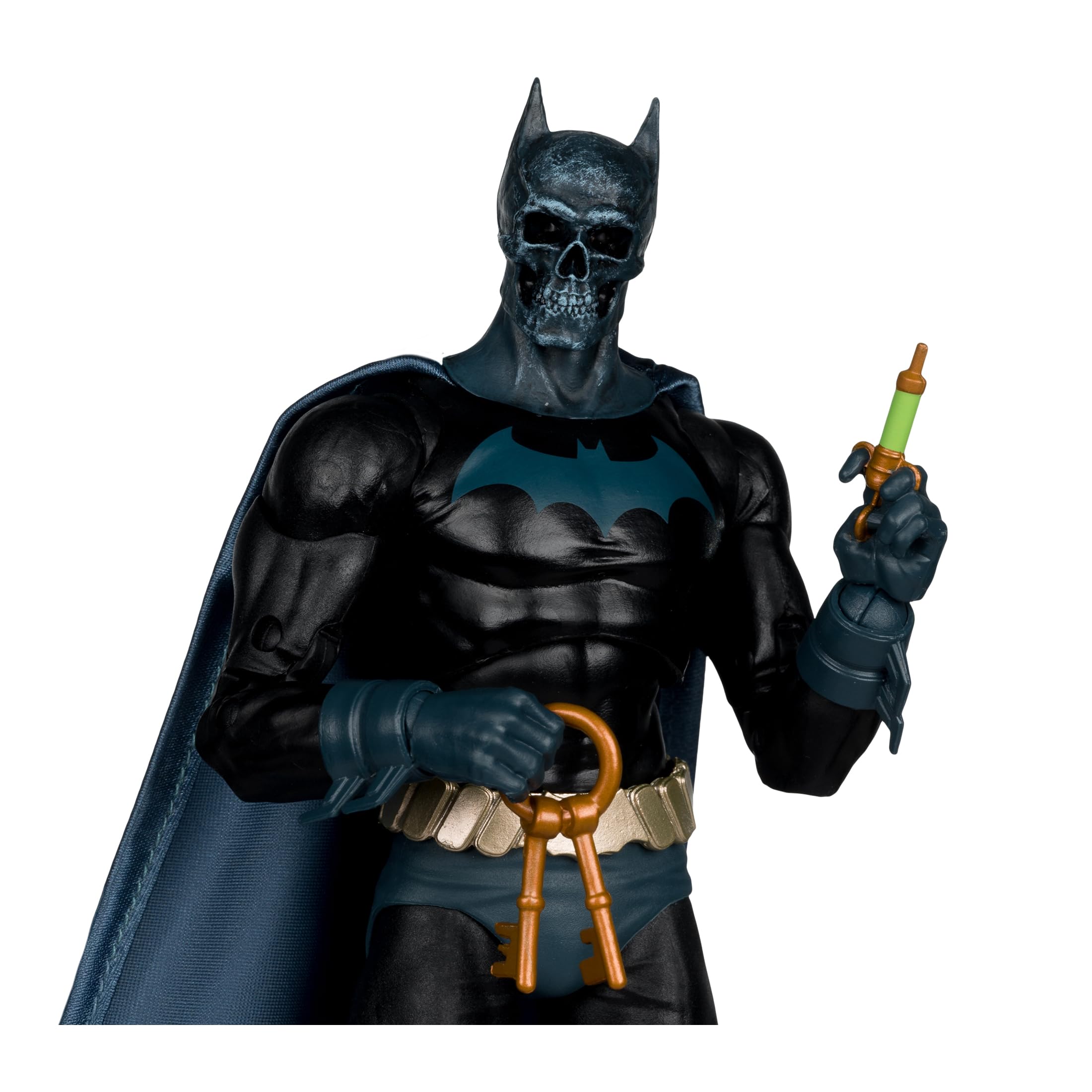 Back. McFarlane Toys - McFarlane Toys-DC Multiverse Black Mask as Batman (Beneath The Mask) 7in Action Figure - Multicolor.