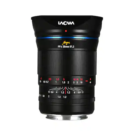 LAOWA Argus FFII 28mm f/1.2
1.2 1.4 1.2 4 5.6 11
0.5 0.6 0.7 1 1.5 2 10 16 3 5 33 10 8. ft m
28 11 5.6 2 4