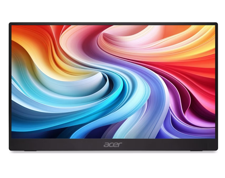 Front. Acer - Acer PM1 PM161Q B1 15.6In Full HD IPS Portable Monitor 1920x1080 60Hz - Black.