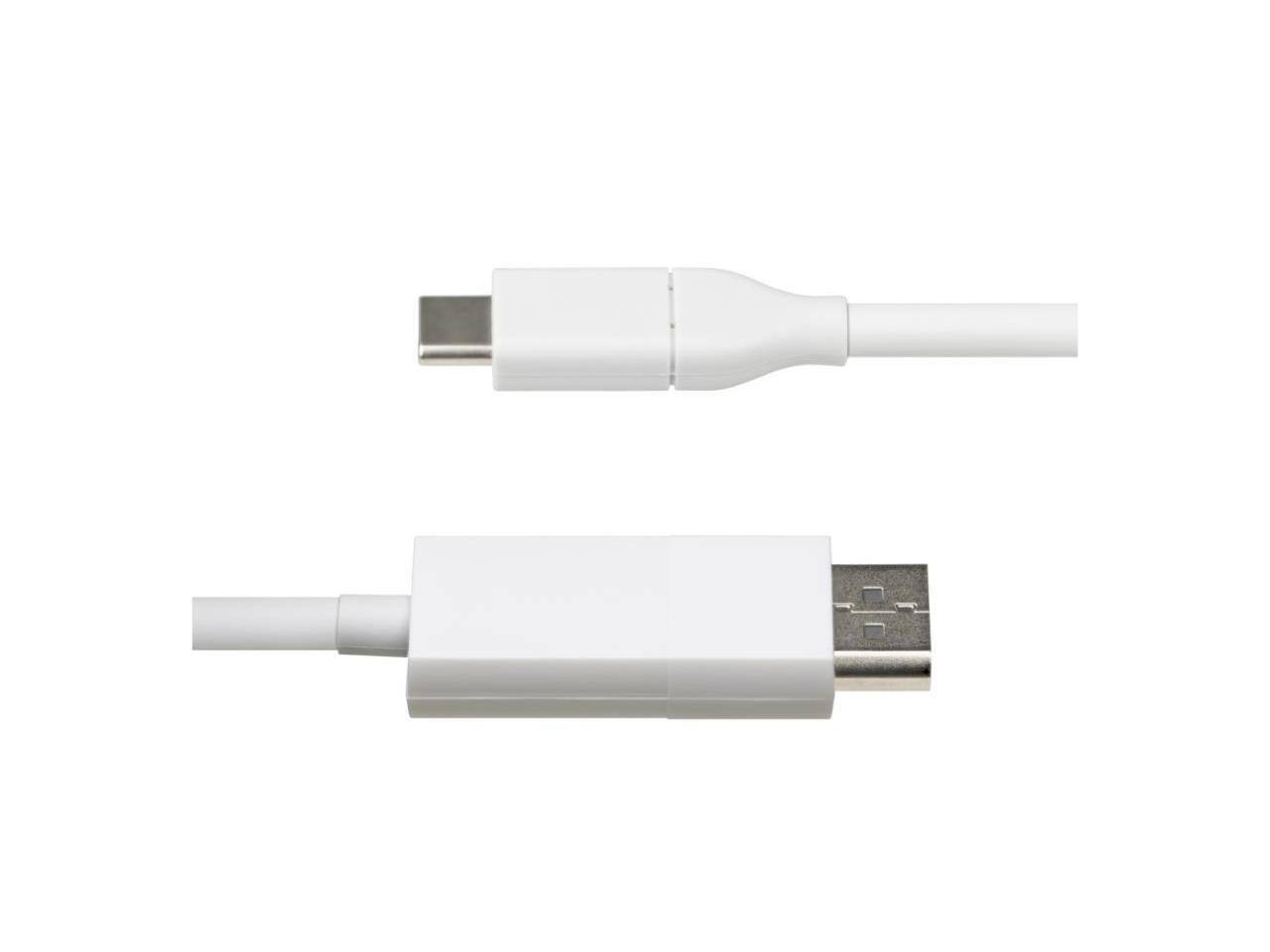 Alt View 1. StarTech.com - StarTech 6ft USB-C to DP 1.2 Cable, 4K 60Hz, White for MacBook Pro/Air M1/M2/M3/M4.