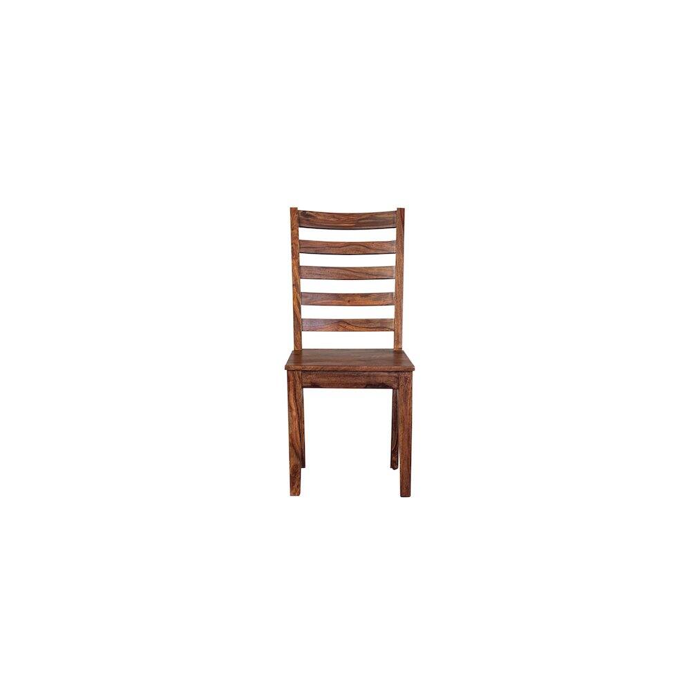 Alt View 1. Porter Designs - Sonora Solid Sheesham Wood Dining Chair - Brown.