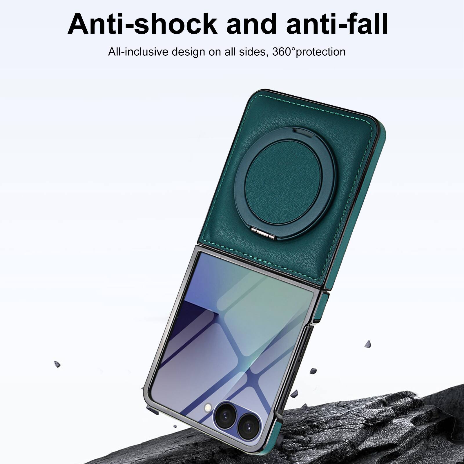 Anti-shock and anti-fall  
All-inclusive design on all sides, 360° protection