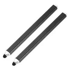 Front. Unique Bargains - 2pcs High Sensitivity Universal Stylus Pens for Touch Screen Devices, Phone, Tablet, Laptop - Black.
