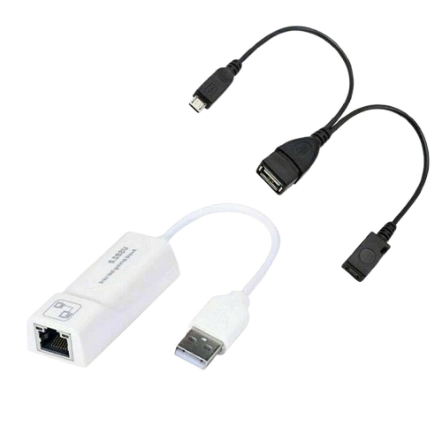 Home Collection - Ethernet Adapter & USB OTG Y Cable Splitter – Wired Network and USB Expansion