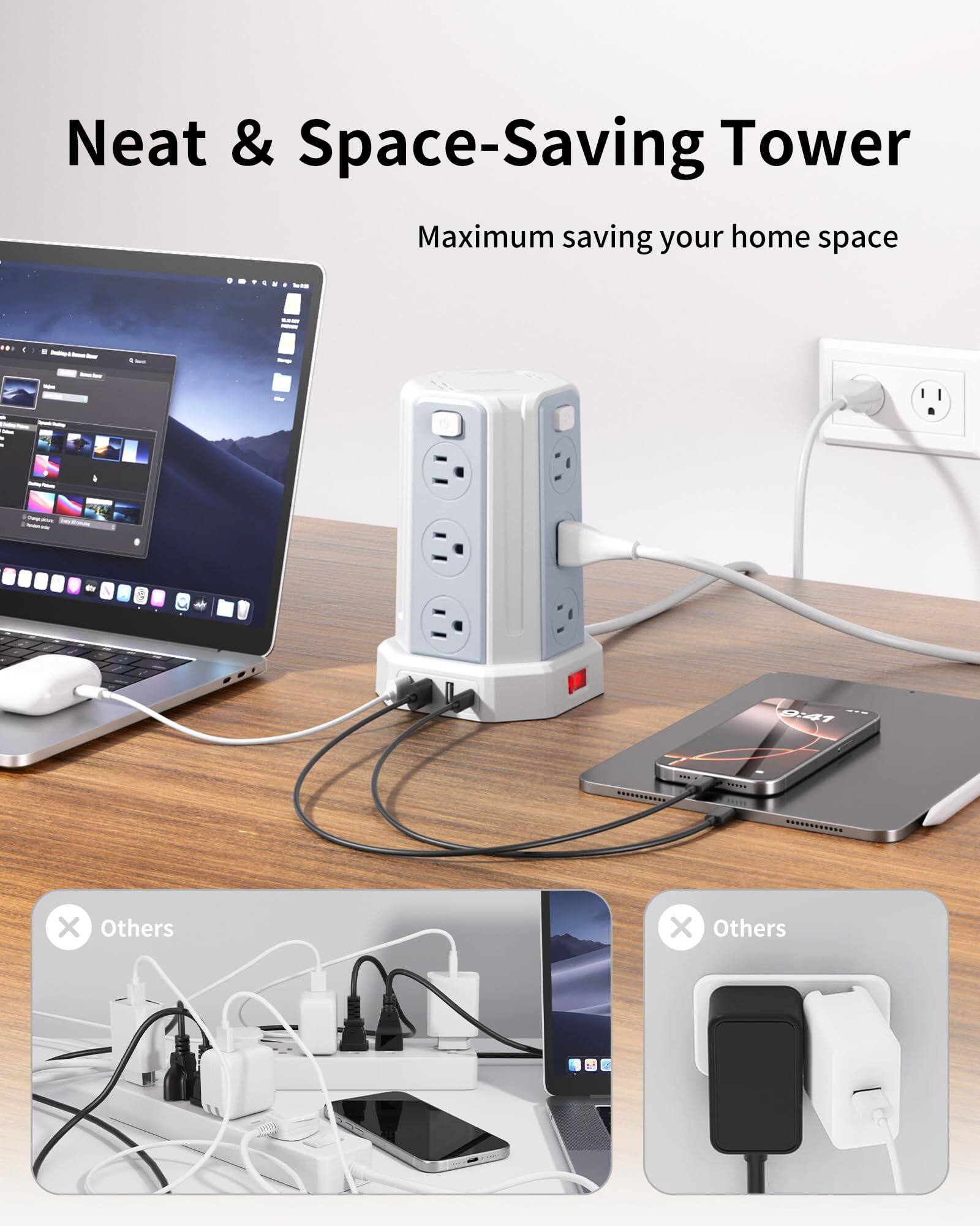 Neat & Space-Saving Tower  
Maximum saving your home space  

Others x Others 429
