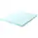 Angle. Lucid Comfort Collection - Lucid Comfort Collection 4" Gel Memory Foam Topper, Twin XL - Blue.