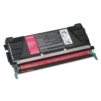 LEXMARK
C522, C524
Magenta Return Program Toner Cartridge
C5220MS
Lexmark Return Program
Toner Cartridge C5220MS
C5220MS