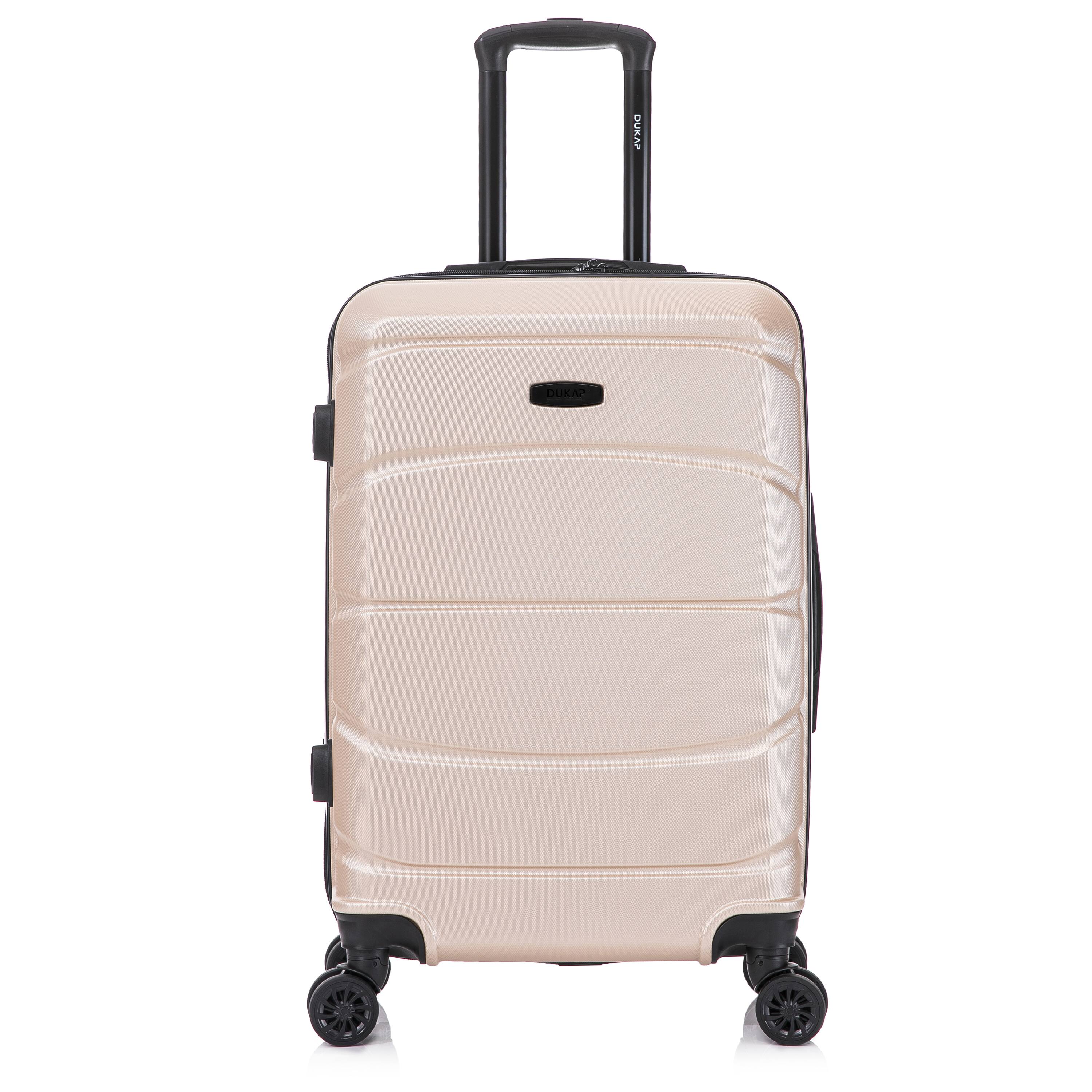 Alt View 3. DUKAP - Sense Lightweight Hardside Spinner Luggage 24" - CHAMPAGNE.