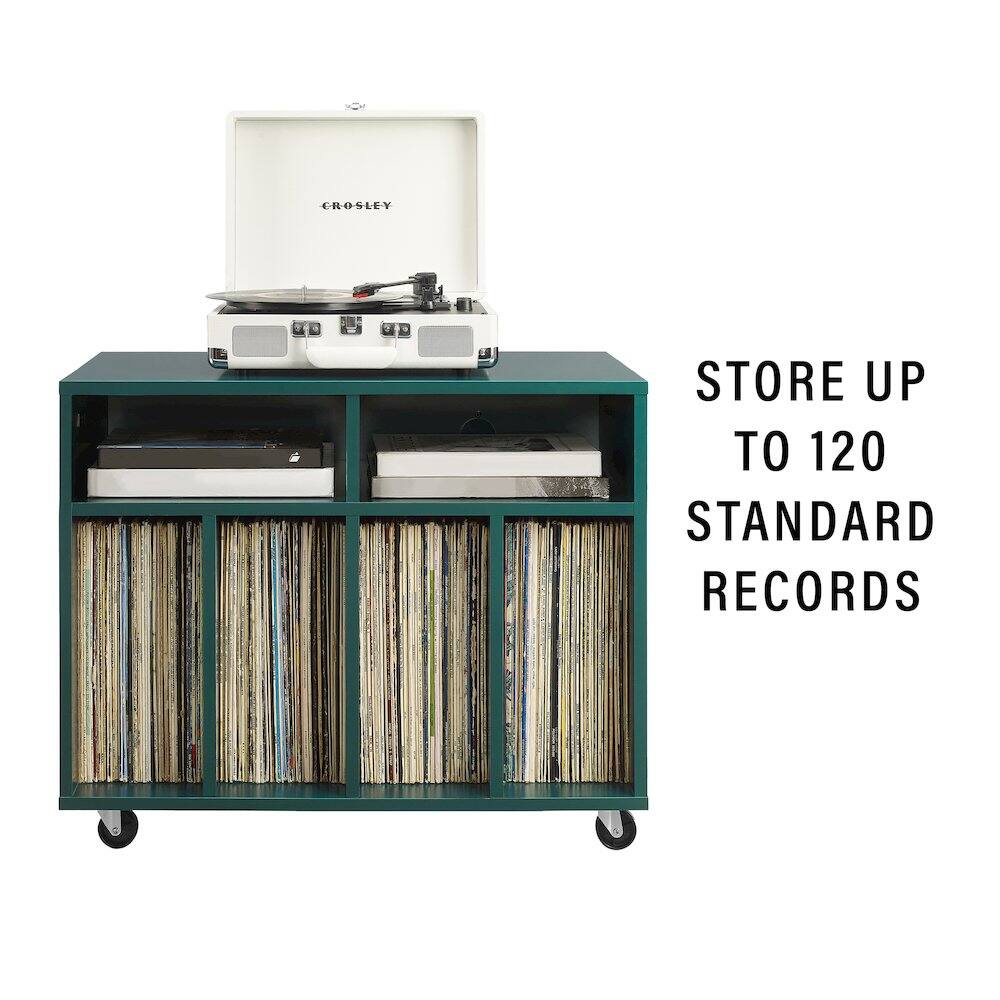 STORE UP TO 120 STANDARD RECORDS