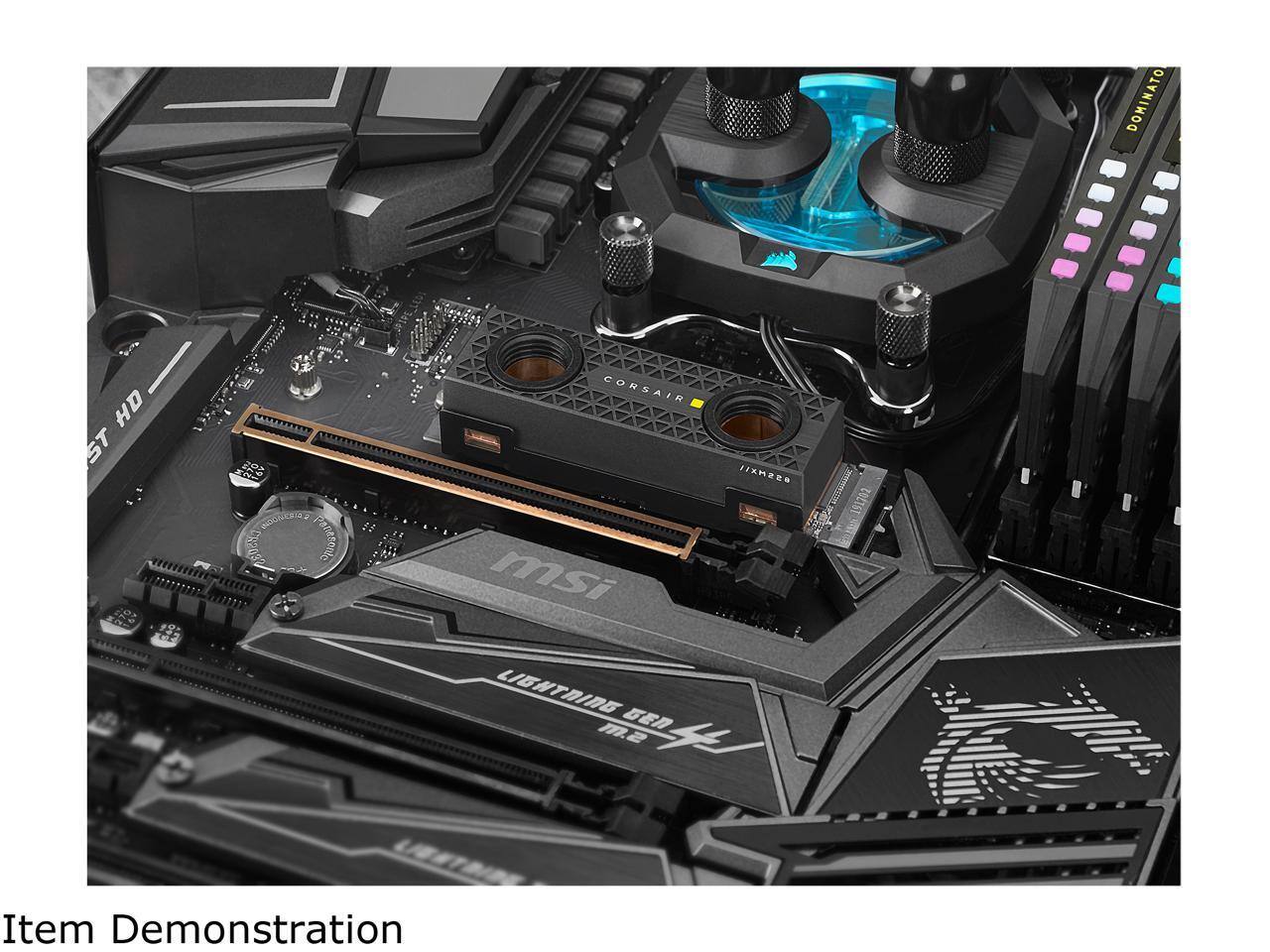 DOMINATOR HD ST  
BOONOD apasonde  
CORSAIR FXMZ2  
msi LIGHTNING m.2  
151702  
Item Demonstration
