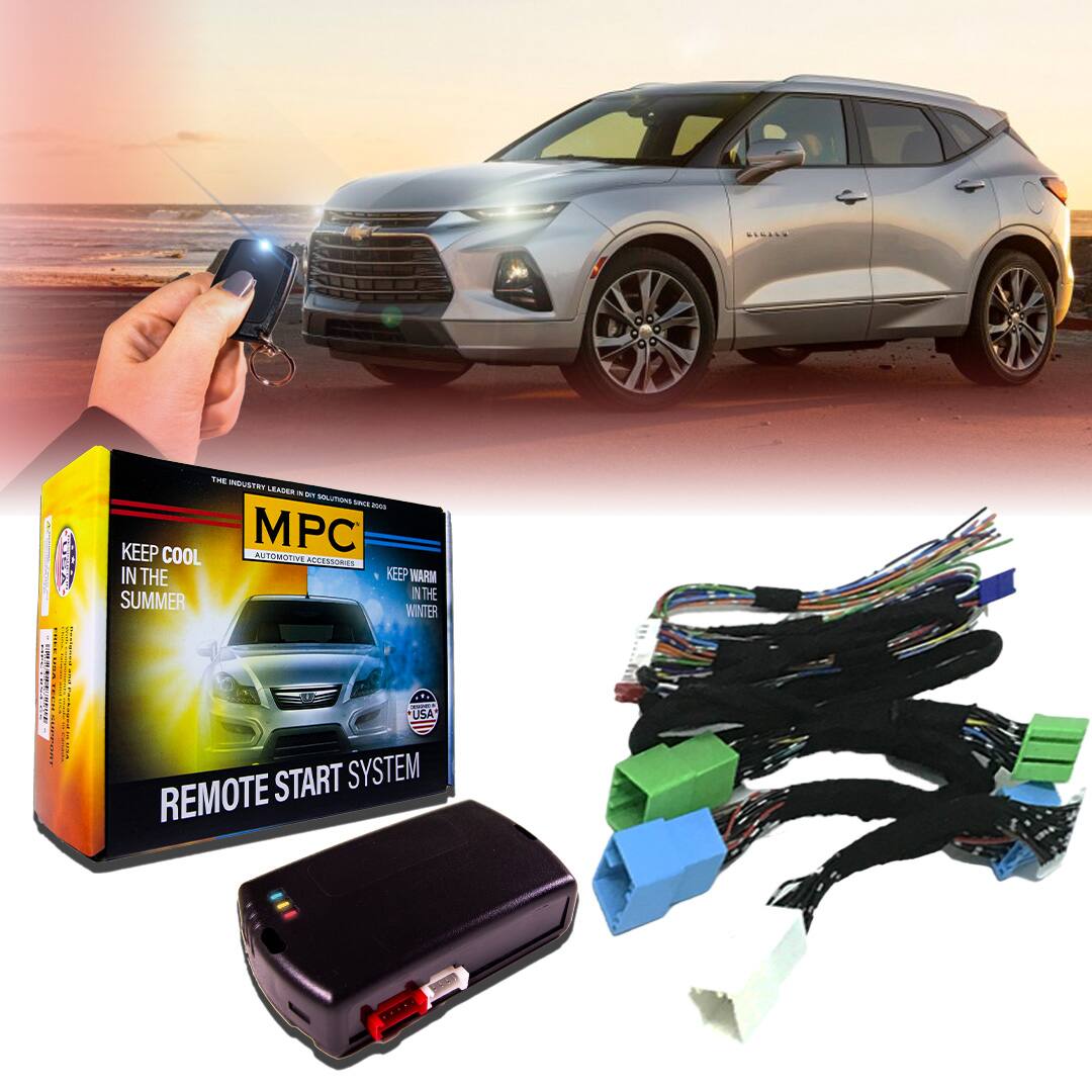 MPC - OEM Remote Activated Remote Start For 2019-2023 Chevrolet Blazer - Push-to-Start - Black