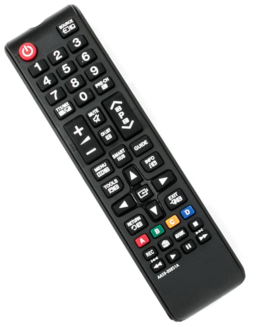 SOURCE D 3 2 6 1 5 9 4 8 PRE-CH - 7 O TTX/MIX MUTE P  P B + CHLIST  - GUIDE - SMART HUB INFO MENU iO 1  TOOLS  [1 EXIT IE - D RETURN  C  ADSUNT D A 30 " REC H4 AAS9-00851A