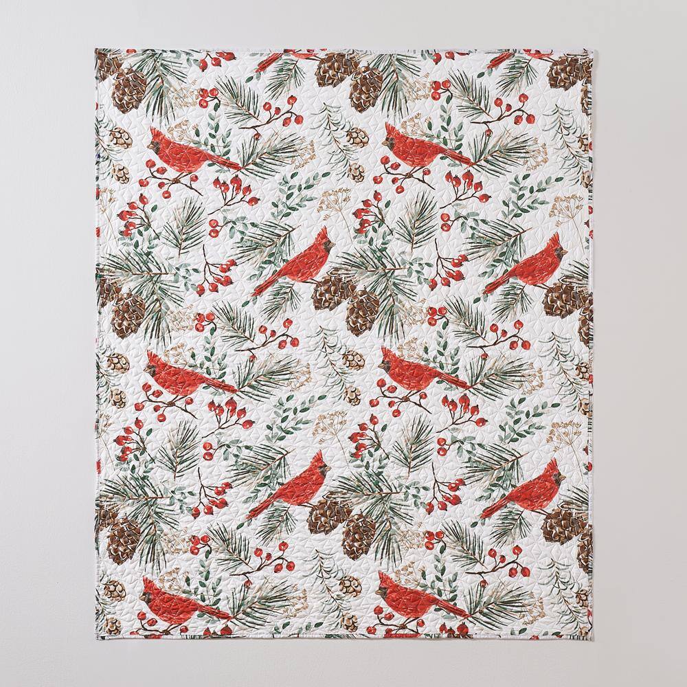 Alt View 3. Greenland Home Fashions - Greenland Home Fashions Cardinal Plaid Luxurious Super Soft Plush Throw Blanket 50" x 60" Red - Red.