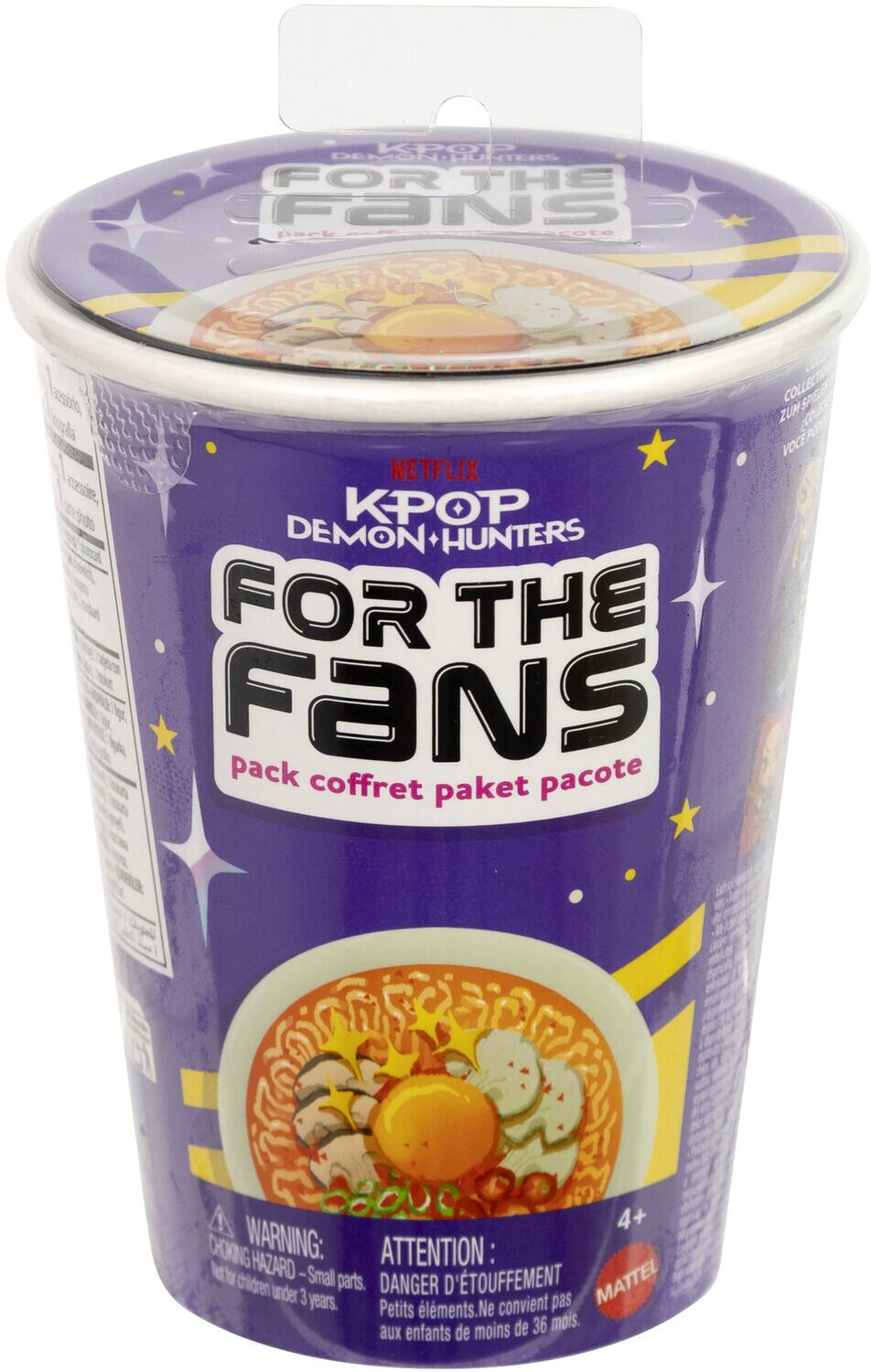 KPOP DEMON HUNTERS FOR THE FANS pack coffret paket pacote ! 4+ CHOKING WARNING: ATTENTION: DANGER MATTEL 3 years. convient pas Petits éléments. Ne convient pas aux enfants de moins de 36 mois.