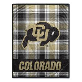 Pegasus - Colorado Buffaloes 66" x 95" Oversized Plaid FAN-mily Ultra Cozy Blanket - Multicolor
