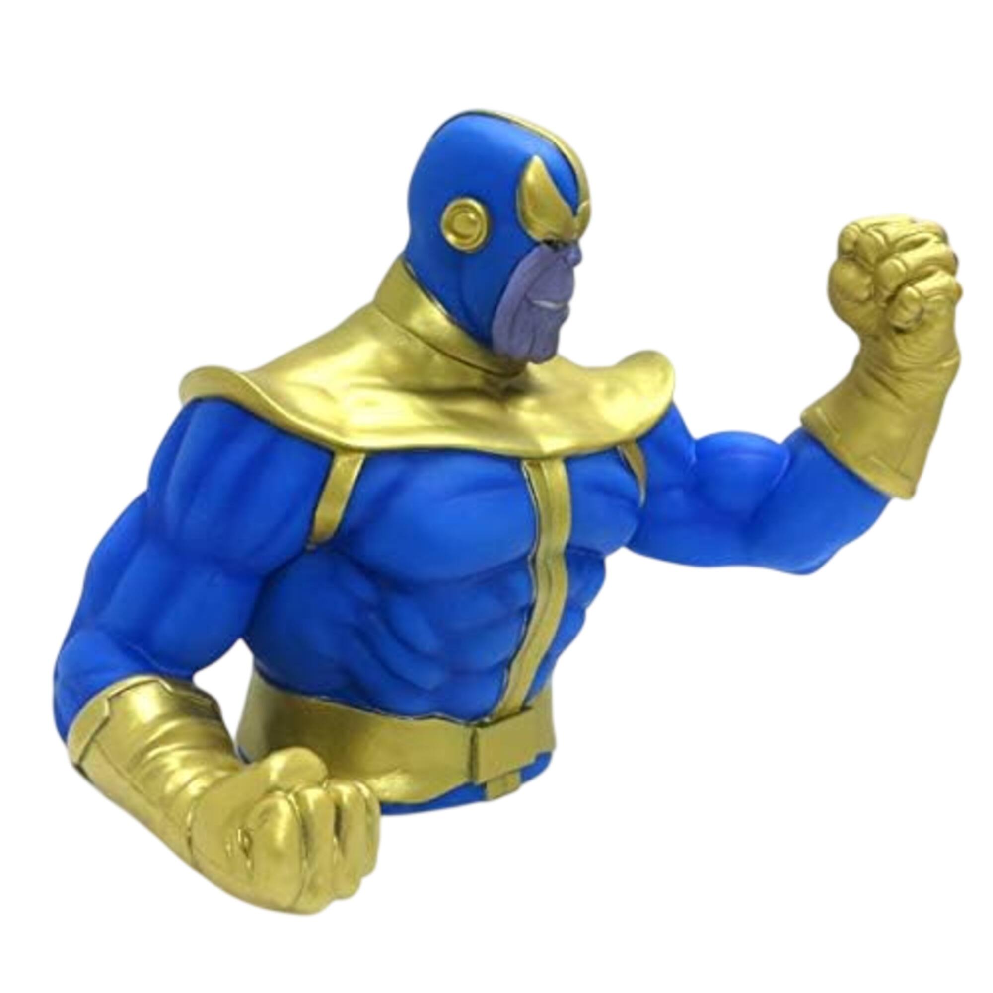 Alt View 1. Monogram - Monogram Marvel Thanos Figural Coin Bank - Blue.