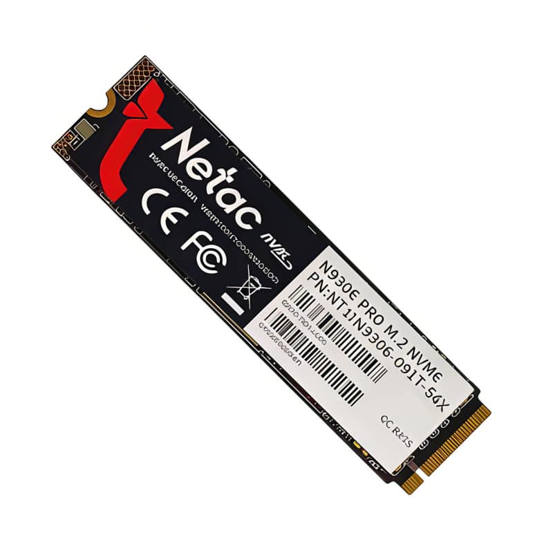Netac - N930E PRO 1TB M.2 NVMe PCIe 3.0 SSD, Up to 2100MB/s Read, TLC NAND