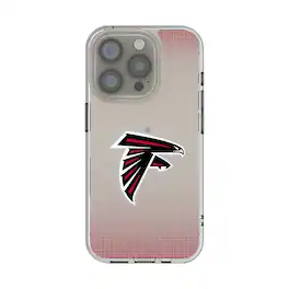 Keyscaper - NFL - Atlanta Falcons Linen Logo iPhone Clear Case - 14 - Multicolor